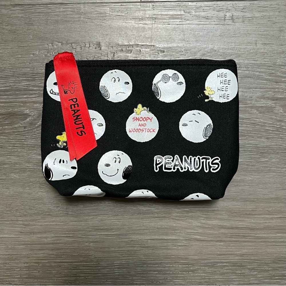 Peanuts snoopy woodstock mini wallet coin pouch